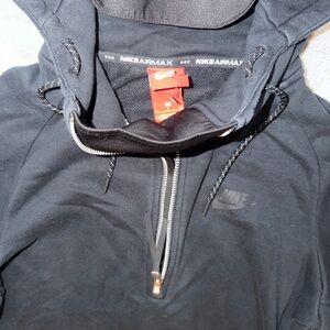 Nike Men's Black Zip-Up Hoodie